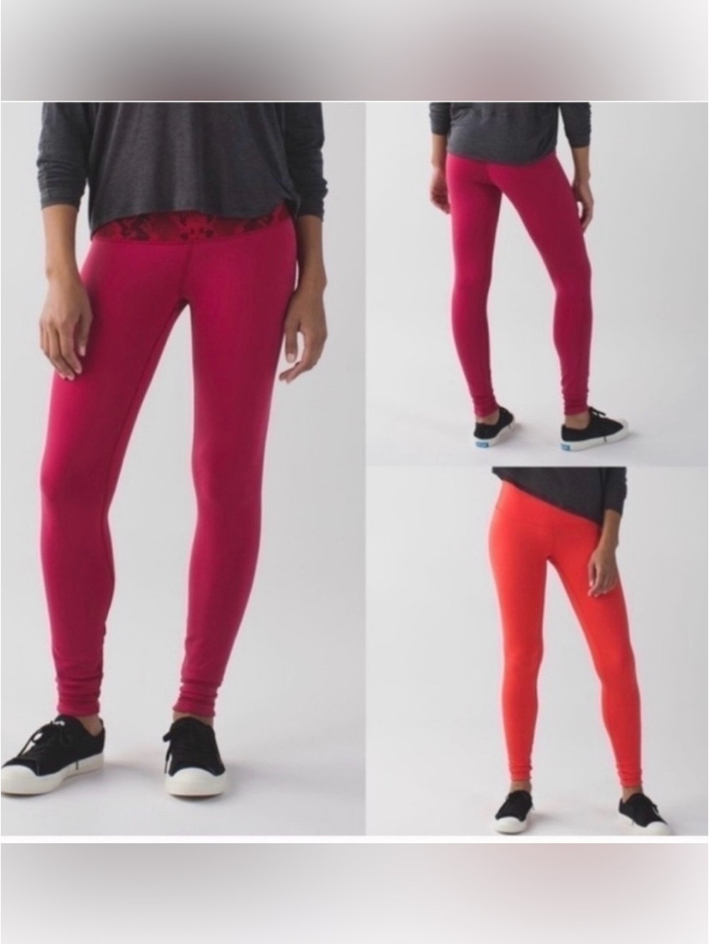 Lululemon Wunder Under reversible leggings size 4